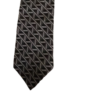 Villa Bugatti Black and White Men's tie Xlong